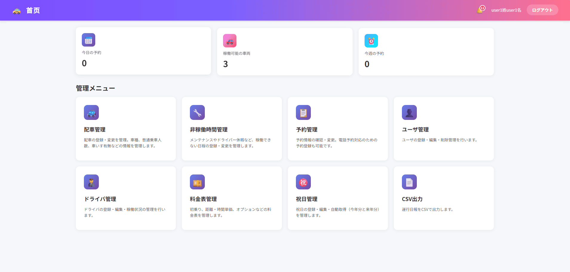 システム画面 2